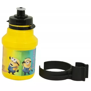 Cycling Bottle Minions Bidon 350ml Yellow with Holder