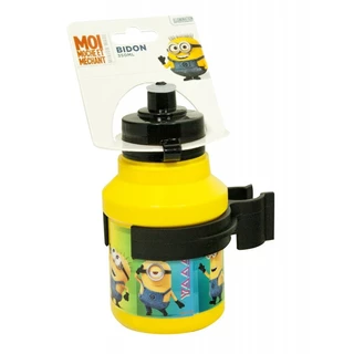 Cycling Bottle Minions Bidon 350ml Yellow with Holder