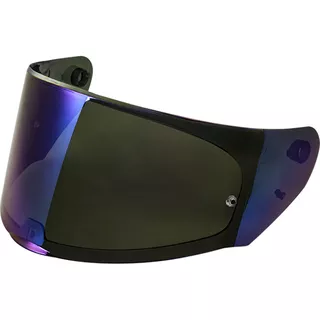 Replacement Visor for LS2 FF320 Stream/FF353 Rapid/FF800 Storm Helmets - Iridium Blue - Rainbow