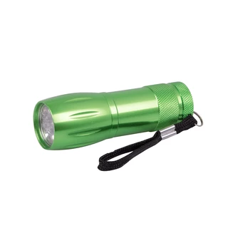 Aluminium Flashlight BC BCS 193 - Silver - Green