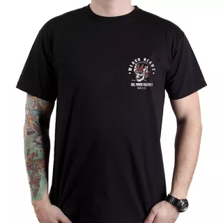 T-shirt BLACK HEART Full Power - črna