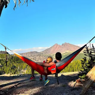 Hammock ENO DoubleNest - Aqua/Red