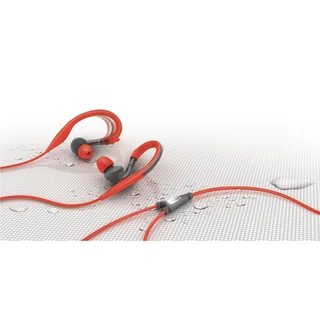 Sport fülhallgató Philips-fül mögé - piros-fekete