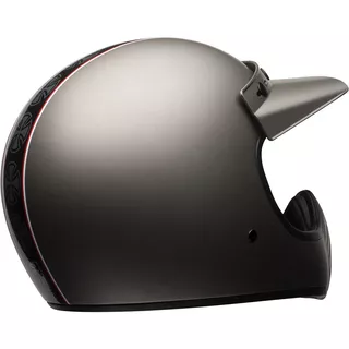 Moto prilba BELL Moto-3 Independent Matte Titanium