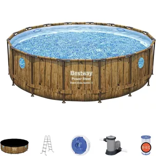 Bazén Bestway Rattan Swim Vista 488 x 122 cm s filtrací