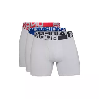 Pánské boxerky Under Armour Charged Cotton 6in 3 Pack - Mod Gray Medium Heather