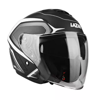 Moto přilba Lazer Tango Hexa - Black-Yellow-Matt - Black-White Matt