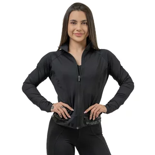 Women’s Full Zip Sweatshirt Nebbia INTENSE Warm-Up 833 - Black - Black