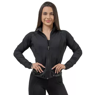 Women’s Full Zip Sweatshirt Nebbia INTENSE Warm-Up 833 - Black