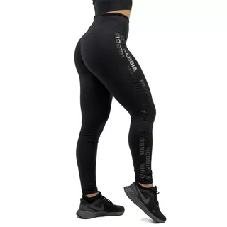 Women’s High-Waisted Leggings Nebbia INTENSE Iconic 834 - Black - Black