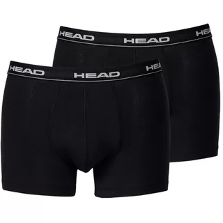 Férfi alsódandrág Head Basic Boxer - 2 db - fekete-fehér