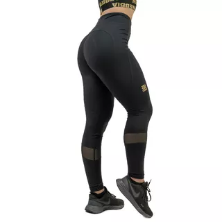 Women’s Push-Up Leggings Nebbia INTENSE Heart-Shaped 843 - Black/Gold