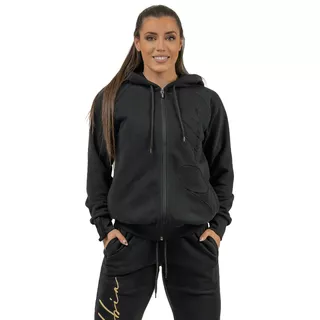 Women’s Sports Hoodie Nebbia INTENSE Signature 845 - Black