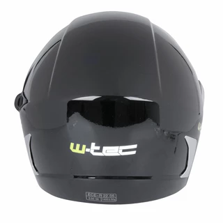 Kask motocyklowy W-TEC V220 otwierany + BLENDA - Czarny błyszczący