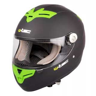 Junior motoros sisak W-TEC V105 - fekete-zöld - fekete-zöld