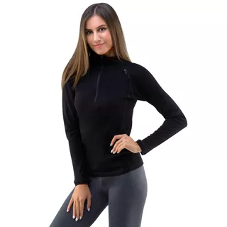 Women’s Long-Sleeved T-Shirt Merino Bamboo - Black