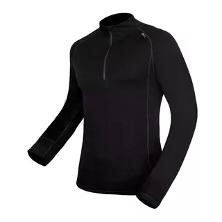 Men’s Long-Sleeved T-Shirt Merino Bamboo - Black