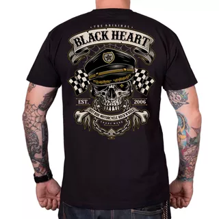 Triko BLACK HEART Old School Racer