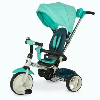 Three-Wheel Stroller/Tricycle with Tow Bar Coccolle Urbio - Turquiose