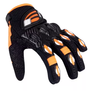 Motocross Handschuhe W-TEC Chreno - schwarz-orange