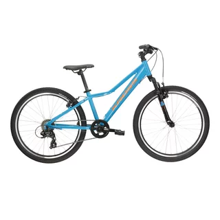 Junior Fahrrad Kross Hexagon JR 1.0 24" Gen 006 - modrá / oranžová / lesk
