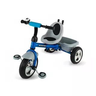 Three-Wheel Stroller/Tricycle with Tow Bar DHS Scooter Plus - Blue