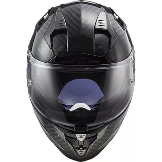 LS2 FF327 Challenger C Carbon Solid Motorradhelm - schwarz