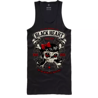 Women’s Tank Top BLACK HEART Lady Luck - Black