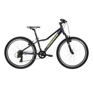 Junior Fahrrad Kross Hexagon JR 1.0 24" Gen 006 - námořnická modrá / žlutá / lesk