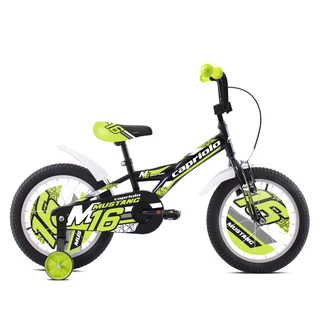 Children’s Bike Capriolo Mustang 16” 6.0 - Black-Lime - Black-Lime
