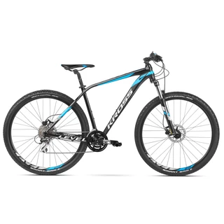 Horský bicykel Kross Level 2.0 29" - model 2020 - čierna/biela/modrá - čierna/biela/modrá