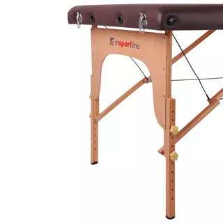 inSPORTline Taisage Massageliege 2-teilig aus Holz - cremegelb