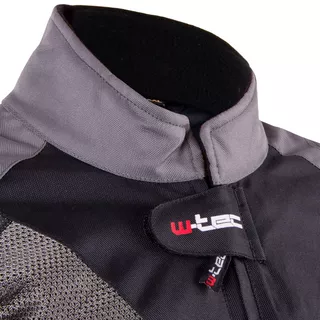 Kurtka motocyklowa W-TEC Priamus PLUS - OUTLET - Czarno-szaro-czerwony