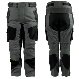 Moto Trousers W-TEC Priamus - Grey-Black