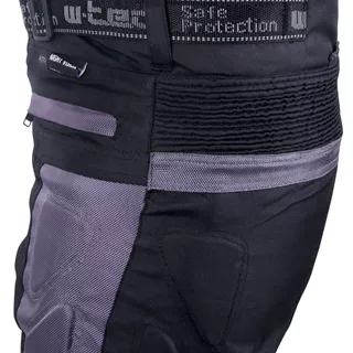 Moto Trousers W-TEC Foibos TWG-102 - Black-Grey