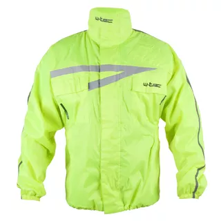 Moto Rain Jacket W-TEC Rainy - Fluo Yellow