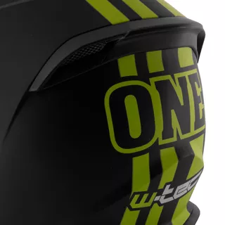 Moto čelada W-TEC V586 - črna-zelena
