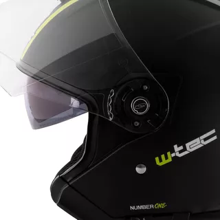 Moto čelada W-TEC V586 - črna-zelena