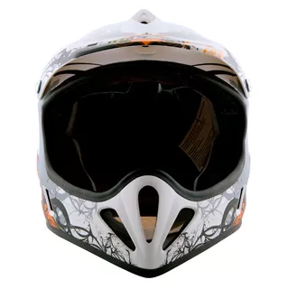 Kask downhill na rower Freeride W-TEC 3ride - Żółty