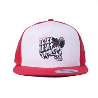 Snapback sapka BLACK HEART Speedy Red Trucker