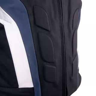 Męska skórzana kurtka motocyklowa W-TEC Velocity - OUTLET - Czarny-fluo