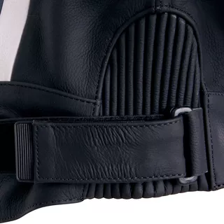 Męska skórzana kurtka motocyklowa W-TEC Velocity - OUTLET - Czarny-fluo