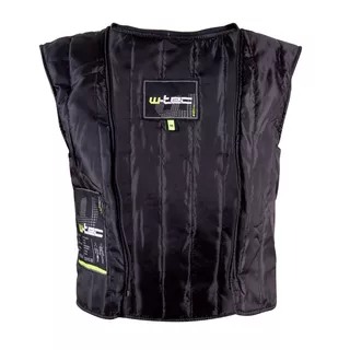 Męska skórzana kurtka motocyklowa W-TEC Velocity - OUTLET - Czarny-fluo