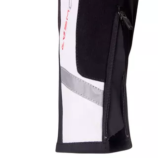 Męska skórzana kurtka motocyklowa W-TEC Velocity - OUTLET - Czarny-fluo