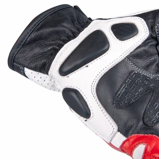 Men’s Moto Gloves W-TEC Octane - White Gunmetal