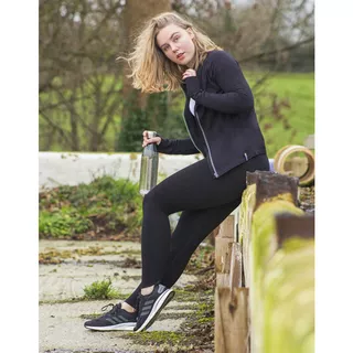 Unisex mikina s dlouhým rukávem ECO Bamboo Sport - černá