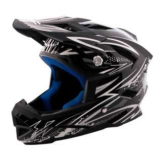 Downhill Helmet W-TEC AP-42 - Black-Silver - Black-Silver