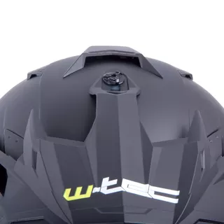 Motocross Helmet W-TEC AP-885 - Pearl Black