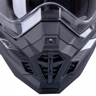 Motocross Helm W-TEC AP-885 - mattschwarz