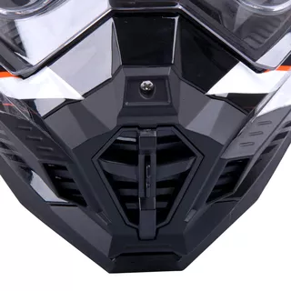 Motocross Helm W-TEC AP-885 Graphic - schwarz-grau